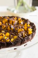 Torta di compleanno - crostata di pere e cioccolato - sana e buona