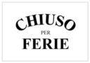 Chiuso per ferie