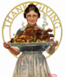 Thanksgiving Day by Norman Rockwell