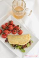 Piadina con Spezzatino alla Birra, Insalata e Pomodorini Confit