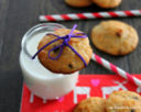 Biscotti alla ricotta, banane e cocco con gocce di cioccolato
