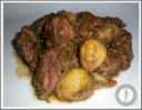 Spezzatino di manzo con cavolini di Bruxelles