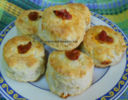 Scones al Parmigiano e Pomodori Secchi