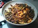 Pasta di canapa con tofu allo zafferano