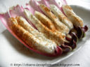 Barchette di radicchio trevigiano con crema piccante