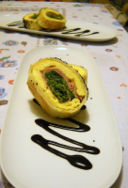 Rotolo di frittata in crosta