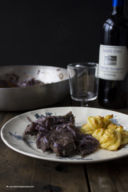 Filetto di manzo con cipolle e patate duchessa