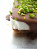 il mio cheesecake cioccolato e pistacchi