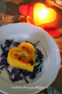 CUORI DI POLENTA CREMOSI PER IL MENU DI SAN VALENTINO