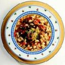 Minestra di pasta e azuki.