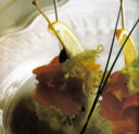 Sfìziosìtà dì rìso e salmone al profumo di cannella.