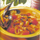 Orecchiette con fagioli e cozze.