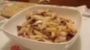 Penne al radicchio.