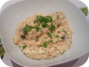 Risotto al salmone