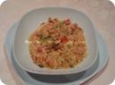 Risotto champignon, speck e pachino