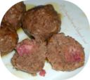 Polpette al vino con cuore di cotto