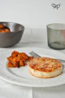 Hamburger di pollo con zucca all'origano