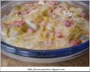 Indivia belga al forno con gorgonzola e cotto