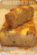 Cake con le pesche gialle