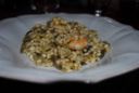 Orzotto carciofi, gamberi e curry