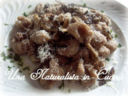 Gnocchi di farina di castagne con funghi trifolati