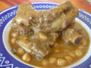 Zuppa di ceci e costine