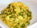 Risotto piselli e zafferano