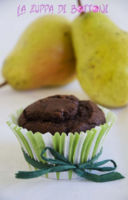 Muffin pere e cioccolato...per i miei animaletti