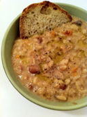 Zuppa di farro e cannellini