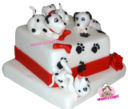 I dalmata che giocano