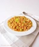 Zuppa di farro e ceci con porro e broccolo romano