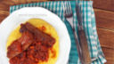 Polenta con le costine al sugo