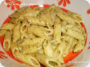 Mezze penne pesto e gorgonzona