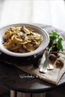 RAVIOLI AI PORCINI E TARTUFO CON SALSA ALLE NOCI