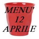 Menù 12 aprile