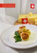 Polpettine di cavolfiore al curry e peperoncino con fonduta di Emmentaler DOP