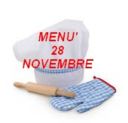 Menù per il 28 novembre