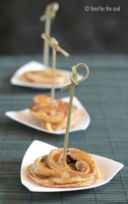 Minifrittate di pasta in finger-food con zucchine e menta