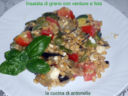 insalata di grano verdure e feta