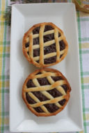 Crostatine al cioccolato e crema di nocciole