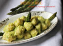 Gnocchi di miglio con pesto di asparagi e mandorle - gluten free