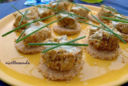 Cheesecake mignon alle erbe con granella di pistacchio
