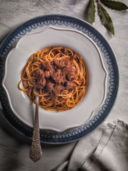 Maccheroncini di Campofilone con Ragù ai Fegatelli di Pollo