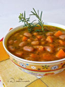 Zuppa di zucca e fagioli