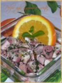 Polpo agli agrumi e menta