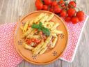 PASTA ALLA CRUDAIOLA CON PESTO DI BASILICO