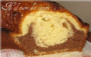 Ciambellone variegato al cacao