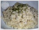 Risotto con crema di carciofi e menta