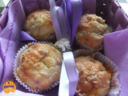 Muffins salati con prosciutto cotto, salame  e scamorza