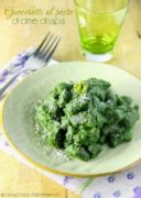 Gnocchetti al pesto di cime di rapa